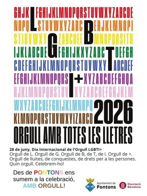 28 de juny, Dia Internacional de lꞌOrgull LGBTI+ Orgull de L. Orgull de G. Orgull de B, de T, de I.Orgullde+. Orgull de lluites, de conquestes, de drets per alespersones. Quin orgull. Celebrem-ho! (1)