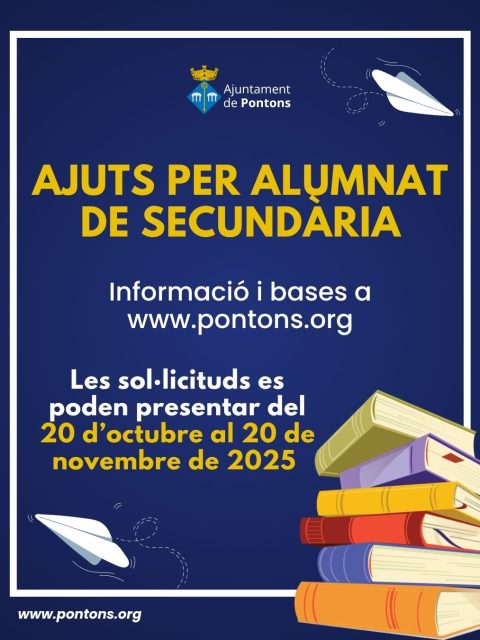 Ajuts per alumNAT de secundària PONTONS